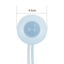 Sensore di movimento a infrarossi 4,5 cm con angolo di 180° USB maschio e femmina per distributore automatico d'acqua per gatti con ventosa 3