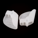 Separador de dedos em gel com proteção lateral Correção do hálux valgo e dedos em garra 1 par 3