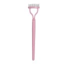 Separador de pestanas com dentes metálicos 12,8 x 2,6 x 1,6 cm Pente de aço inoxidável para pestanas Escova de rímel Ferramenta de maquilhagem 2
