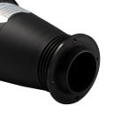 Separador de polvo ciclónico de 320 mm con codo de 90° Aspiradora de extracción de taller Fuerte separador de suciedad Conexiones de manguera Kit 4