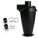 Séparateur de poussière cyclonique 320 x 110 mm avec un diamètre intérieur de col 50 mm Aspiration d'atelier Séparateur d'impuretés avec kit de montage 1