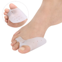 Separator de degete cu gel și protecție laterală pentru frecare Corecția hallux valgus și degete-ciocan Culoare albă până la transparentă 1 pereche 5