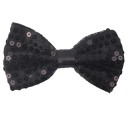 Sequin Bow Tie Elegant Men's Accessory Stylish Shiny Bow Tie Adjustable Length Universal Size Ideal for Formal and Festive Events 2