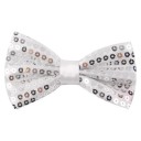 Sequin Bow Tie Elegant Men's Accessory Stylish Shiny Bow Tie Adjustable Length Universal Size Ideal for Formal and Festive Events 14