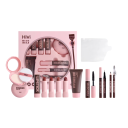 Série de cadeaux de maquillage HiVi Rouge à lèvres Poudre Crème BB Mascara Eyeliner Crayon à sourcils Cadeau de Saint-Valentin pour femmes Boîte 2