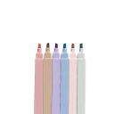 Série de marqueurs carrés 6 couleurs 4