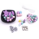 Série de perles en silicone J3421 3