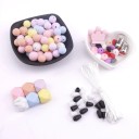 Série de perles en silicone J3421 7