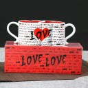 Série de tasses pour les amoureux 2 pièces 6
