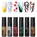 Série de vernis à ongles 6 pcs J292 5