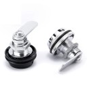 Serratura combinata a camma per armadietto 20 mm codice a 3 cifre senza chiave per mobili, cassette e porte spessore 1–13 mm 2