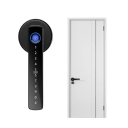 Serratura digitale per porte con impronta digitale, codice, carta IC e applicazione Tuya Smartlife, serratura wireless per porte in legno 9