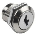 Serrure à came avec 2 clés 25 mm 46 mm en alliage de zinc argenté pour meubles et boîtes aux lettres de sécurité 4