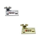 Serrure combinée droite à code 3 chiffres 65 × 29 mm serrure de sécurité mécanique pour boîtes et conteneurs de rangement 2