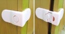 Serrure d'angle pour portes de meubles et armoires Pour enfants, en deux parties, en forme de L Protection contre l'ouverture 5