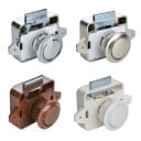 Serrure de meuble à bouton de 26 mm pour portes de 15 à 27 mm en alliage de zinc serrure de caravane contre l'ouverture pour placards 1