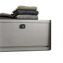 Serrure de porte biométrique à empreinte digitale antivol longue durée sans clé double face pour portes en acier et en bois 2