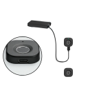 Serrure de porte biométrique à empreinte digitale antivol longue durée sans clé double face pour portes en acier et en bois 3