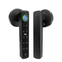 Serrure de porte Bluetooth intelligente avec empreinte digitale et application 15,3 cm alimentation Type-C noire pour la sécurité domestique 1