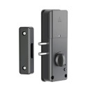 Serrure de porte intelligente avec moteur électrique application Tuya carte IC verrouillage automatique 4x AA pour portes jusqu'à 60 mm 1