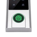 Serrure Wifi à code avec lecteur d'empreintes digitales et reconnaissance faciale VF3 Application Tuya Clavier rétroéclairé Argent Pour portes 4