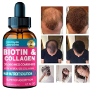 Sérum de croissance des cheveux 50 ml Biotine Collagène Contre la chute des cheveux Croissance rapide Régénération des cheveux Nutrition des racines 2