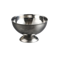 Servérskål för glass 150 ml rostfritt stål diameter 9,5 cm höjd 6 cm dessertskål för glass frukt och söta rätter 3