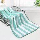 Serviette absorbante Serviette rayée Serviette douce de qualité 35 x 75 cm 7