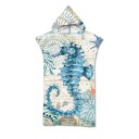 Serviette de plage avec capuche 4