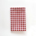 Serviette en coton à carreaux 1