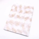 Set 10 bucăți hârtie de ambalare alb-transparent cu frunze colorate 50x70 cm foi hârtie decorativă pentru ambalarea cadourilor flori 3