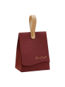 Set 10 bucăți pungă de cadou cu mânere 13 × 10 × 6,5 cm realizare din hârtie cu clapetă închidere cu buton ambalare cadouri 2