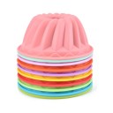 Set 12 buc forme din silicon pentru mini prăjiturele 6,5 x 6,5 x 2,7 cm Culori aleatorii Coacerea deserturilor 10