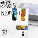 Set 12 pezzi segnalibro 6 x 2 cm forma pieghevole motivi di Vincent van Gogh accessorio decorativo per lettori 4