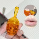 Set 2 balsamuri de buze cu apă Piersică și miere Hidratarea buzelor Îngrijire blândă Compoziție naturală Protecție împotriva crăpăturii Efect strălucitor 4