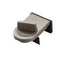 Set 2 pezzi di sicurezza per finestre per bambini con serratura scorrevole 6 x 4 cm bloccaggio regolabile del telaio della finestra protezione bambini 7