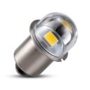Set 2 uds de bombillas LED para linternas manuales RUIANDSION 18 V 150 lm 1,08 W 6000 K Luz blanca Longitud 2,3 cm Sin distinción de polaridad 1
