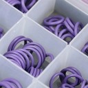 Set 270 de bucăți O-ringuri pentru agenți frigorifici R134a și R12, HNBR, culoare violet, pentru repararea sistemelor de climatizare auto 2