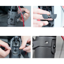 Set 3 bucăți amortizoare de vibrații pentru trotineta Xiaomi Mijia M365 Pro 0,6/0,8/1,2 mm Pad-uri din cauciuc pentru reducerea zgomotului 4