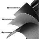 Set 3× EVA Angelbox wasserdicht faltbarer Aufbewahrungseimer schwimmende Tasche für Ausrüstung und lebende Fische mit Deckel und Reißverschluss 4