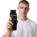 Set 3-in-1 Haartrimmer Baardtrimmer en Scheerapparaat Oplaadstations 2000 mAh 8 Kammen Zwart 8