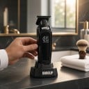 Set 3 în 1 Mașină de tuns părul, tuns pentru bărbie și detalii, precum și mașină de ras cu folie Baza de încărcare 2000 mAh 8 piepteni Negru 10