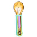 Set 3 în 1 Producător de bile de fructe Tăiător de pulpă Separator de pulpă cu mini cuțit Set de bucătărie pentru fructe și legume Instrument 1