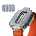 Set 4× sticlă întărită pentru Apple Watch Ultra 49 mm Ultra subțire 0,3 mm 9H HD sticlă de protecție pentru ecranul ceasurilor inteligente iWatch 1