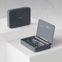 Set 40 en 1 mallette à outils avec cliquet magnétique et tête articulée à 115 ° embouts et douilles 3