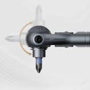 Set 40 în 1 cutie cu unelte cu ratchet magnetic și cap articulat 115 ° biți și capete 6