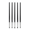 Set 5 bucăți stilou de modelare din silicon de 20 cm pentru modelarea și ajustarea rășinii dentare Unelte pentru laboratoarele dentare și protetică 5