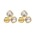 Set a cascata collana e orecchini in acciaio inossidabile Gioielli di moda moderni per donne San Valentino anniversario matrimonio 3