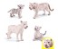 Set animale tigri albi 4 buc 1