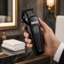 Set aparat de tuns părul și mașină de tuns bărbile și detalii 5 lungimi de tăiere 2000 mAh Autonomie 180 minute 8 piepteni Bază de încărcare Negru 8